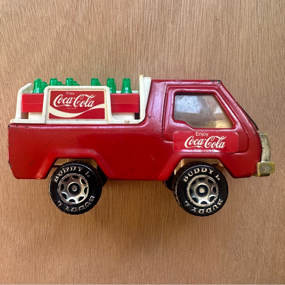 Vintage 1982 Coca Cola Buddy L Truck Toy Car